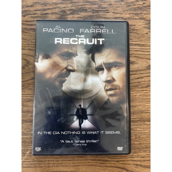 The Recruit 2003 DVD Spy Thriller Al Pacino Colin Farrell Espionage Pre-Owned - Picture 1 of 4